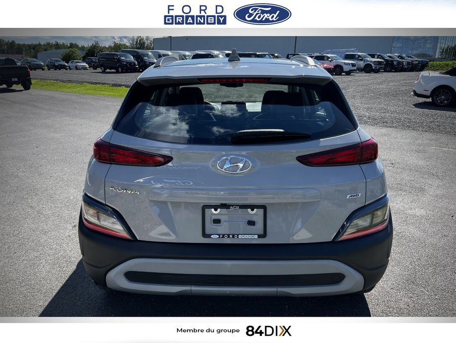 Hyundai Kona 2.0L Preferred TI avec ensemble soleil et cuir 2023 Gris