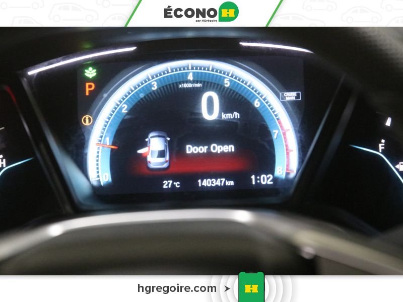 2017 Honda Civic Black Blainville - photo #16