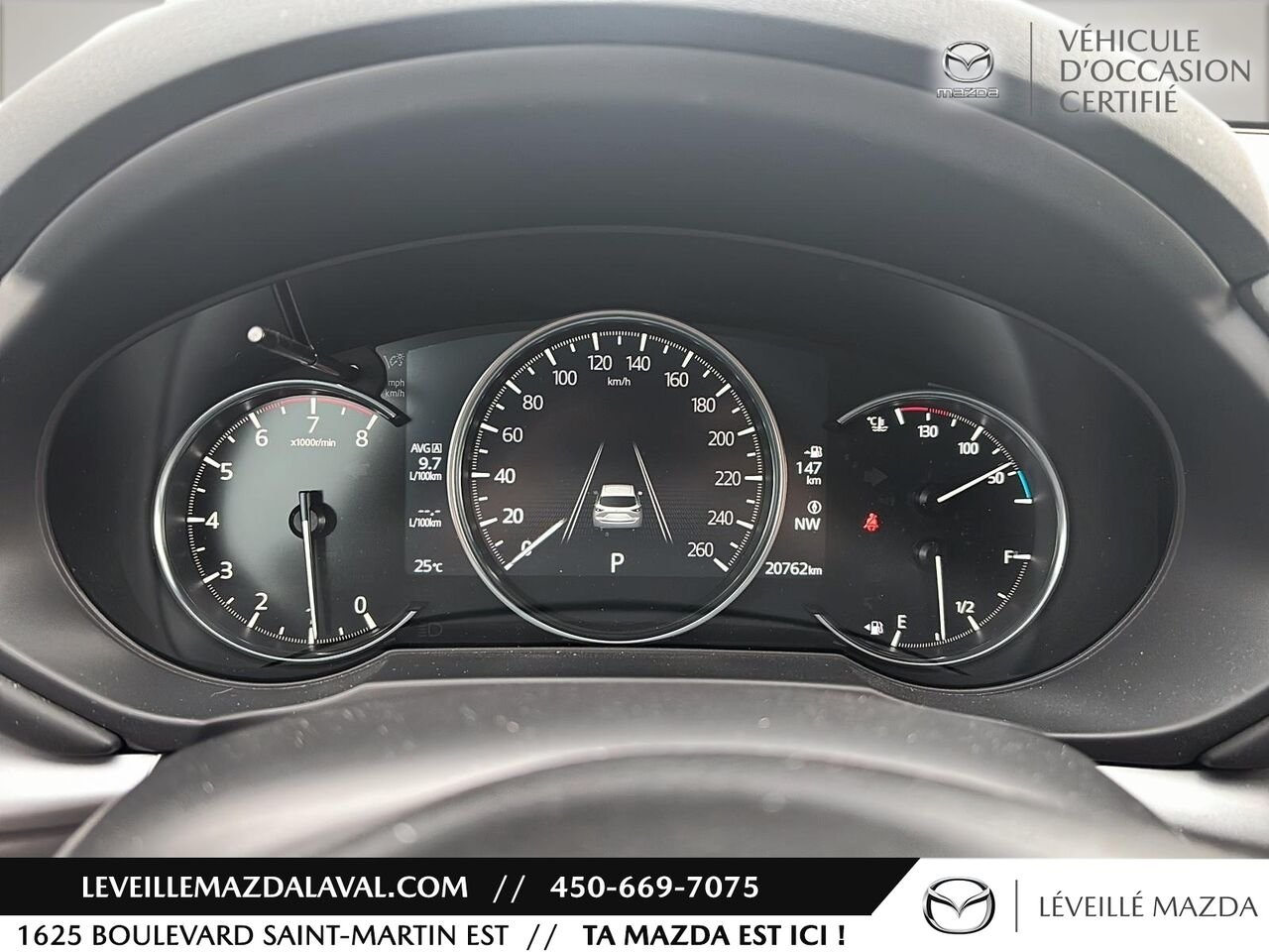 Mazda CX-5 GS TI sans désactivation de cylindres 2024 Noir Laval - photo #11