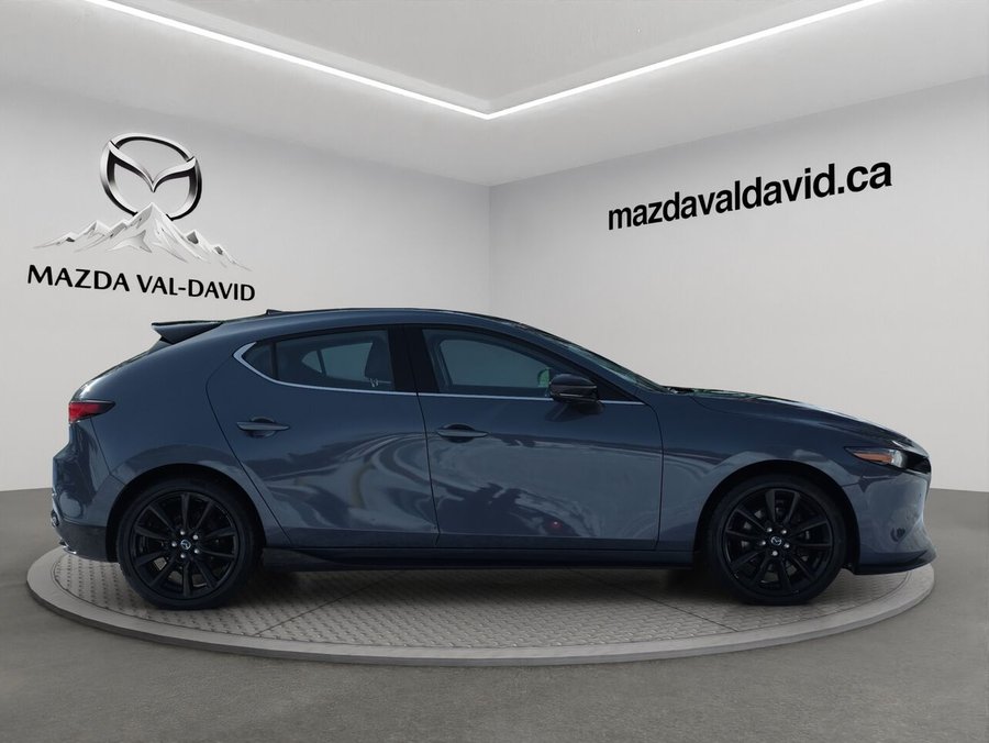 2023 Mazda Mazda3 Sport GT w/Turbo Auto i-ACTIV AWD, Sièges en cuir, Toit ouvrant, Bluetooth Grey