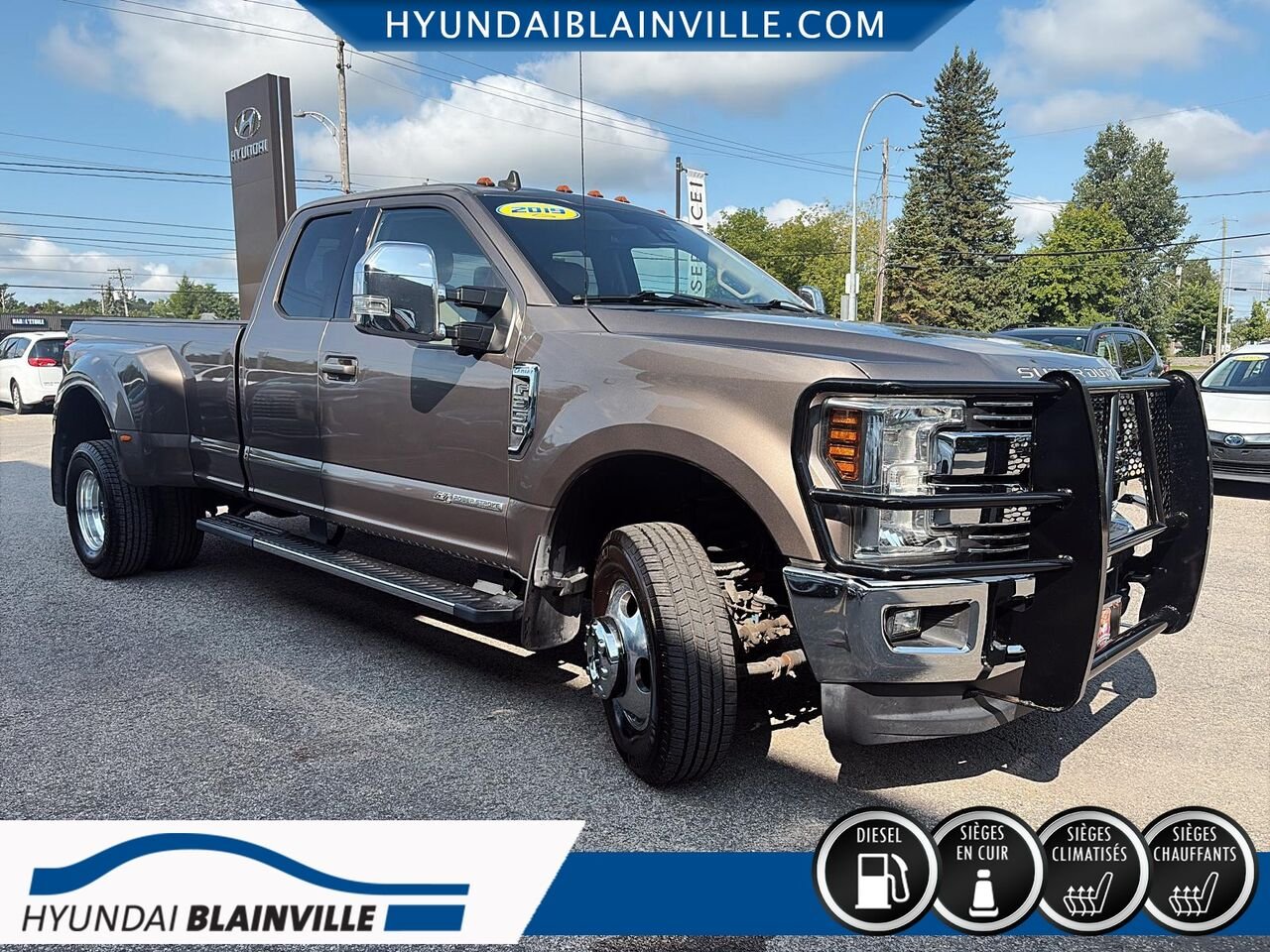Ford Super Duty F-350 à roues arrière jumelées 2019 Brun Blainville - photo #2