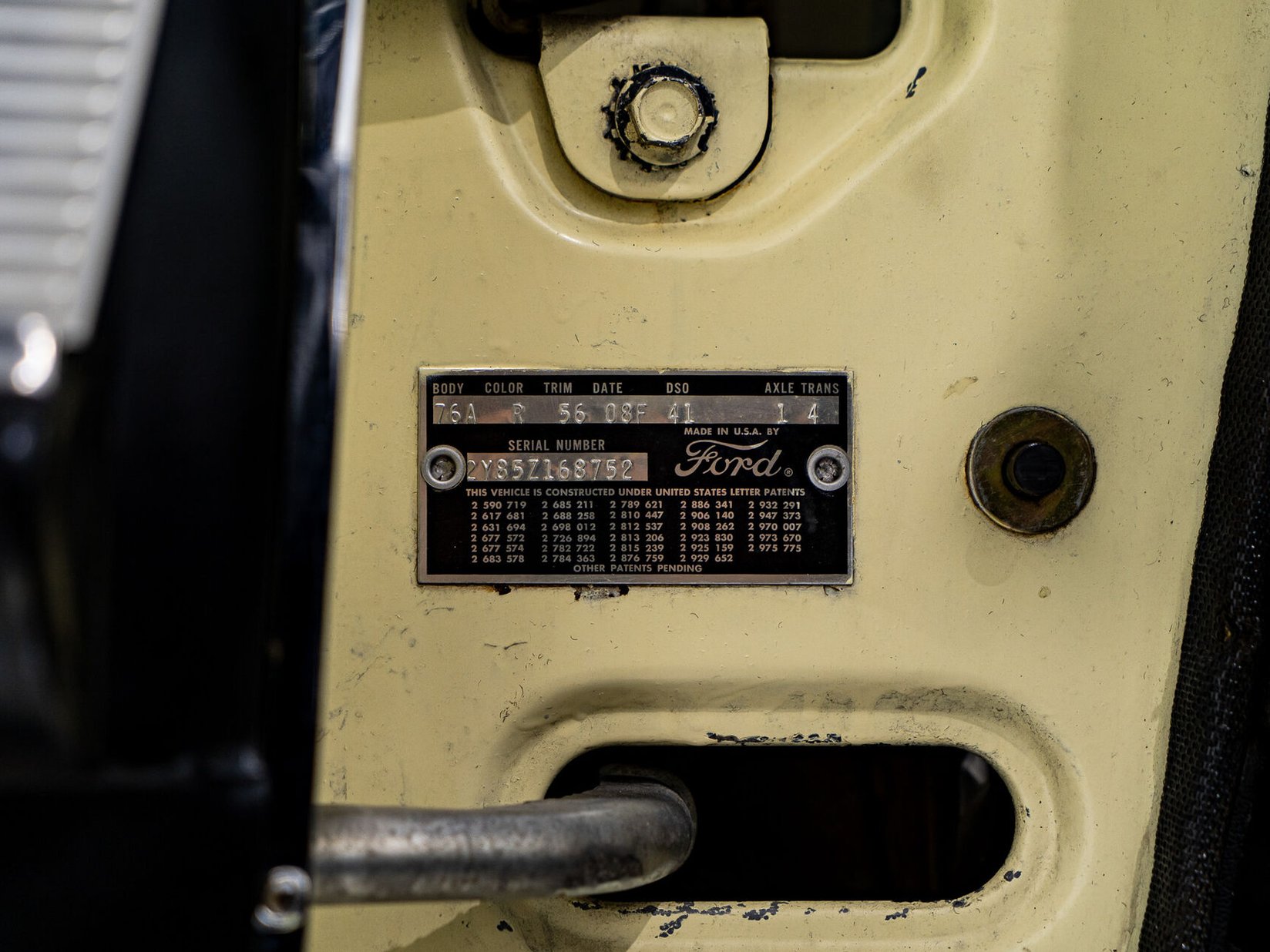 Ford Thunderbird Beautifully Presented From Older Restoration with original bill of sale 1962 Jaune Montréal - photo #80