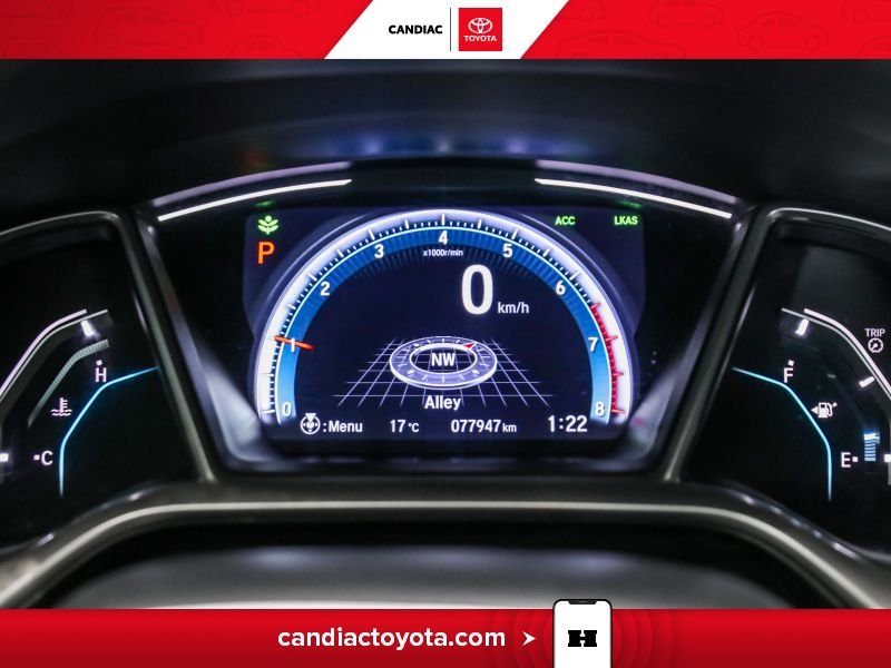 Honda Civic TA04057 | TOURING - BAS KM - TOIT OUVRANT 2020 Gris Laval - photo #19