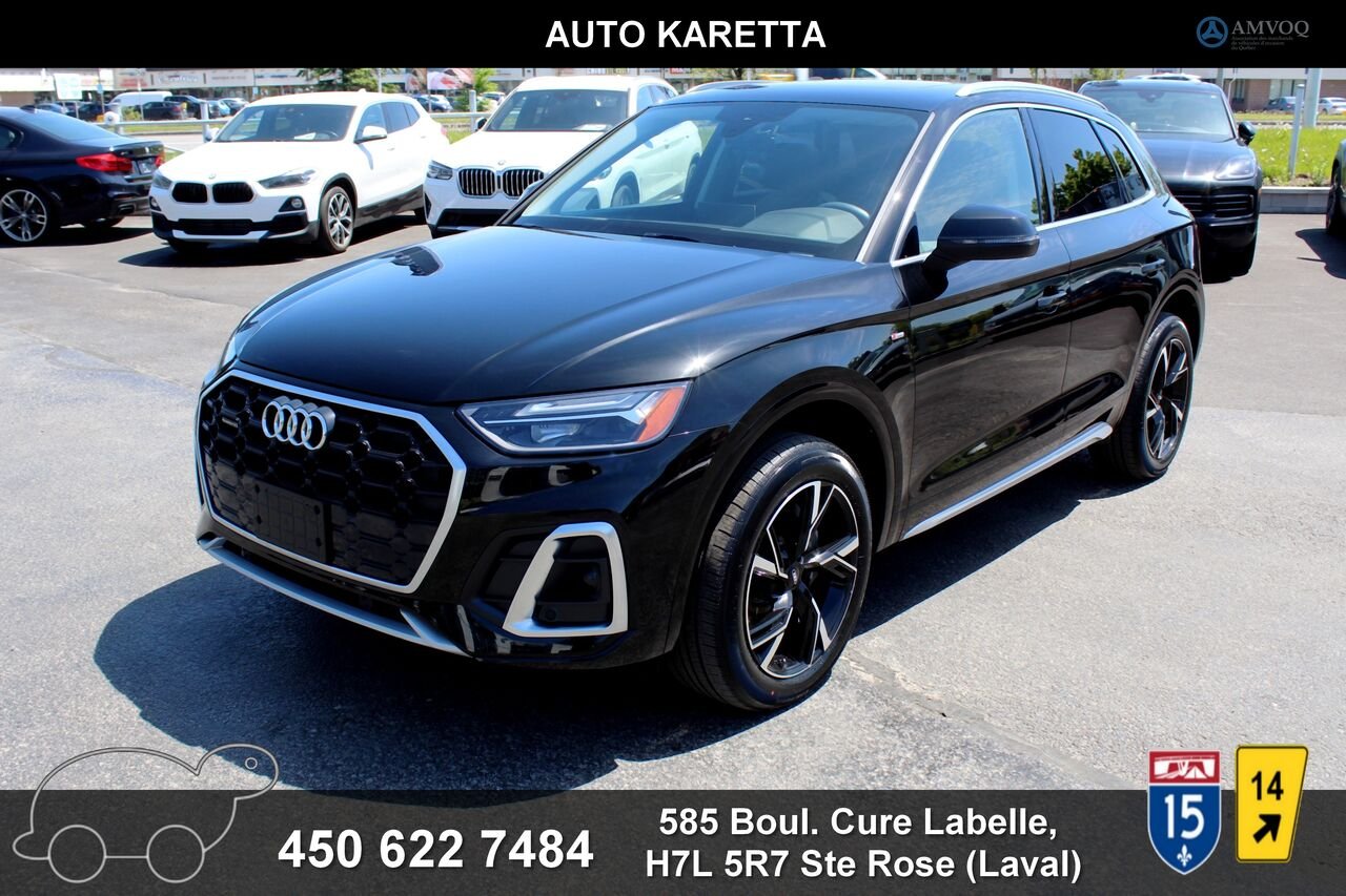 Audi Q5 VIN: WA1EABFY3N2063336 2022 Noir Sainte-Rose - photo #0