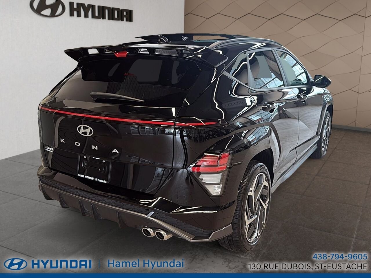 Hyundai Kona 2024 Noir Saint-Eustache - photo #2