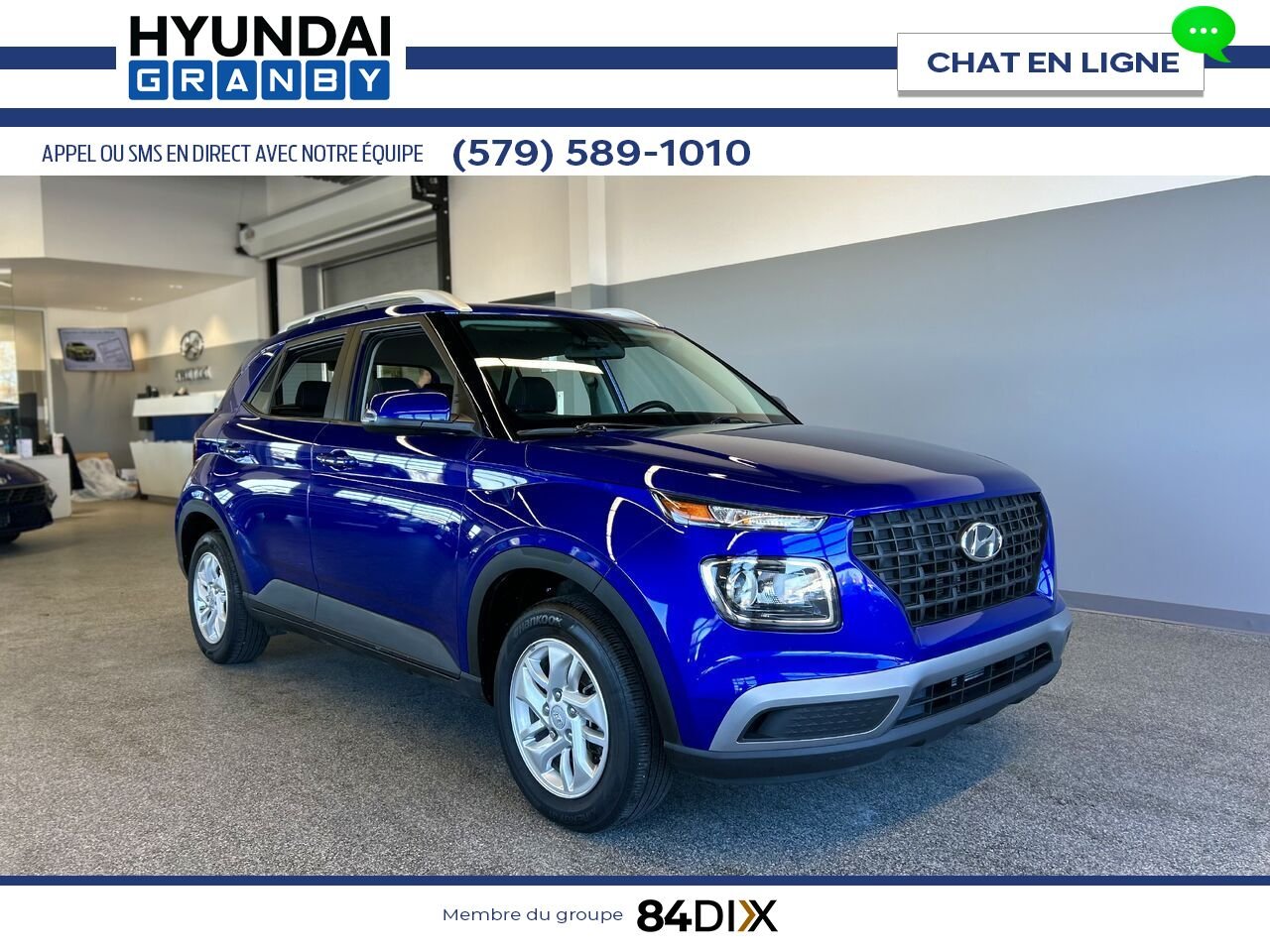 Hyundai Venue 2024 Bleu Granby - photo #0