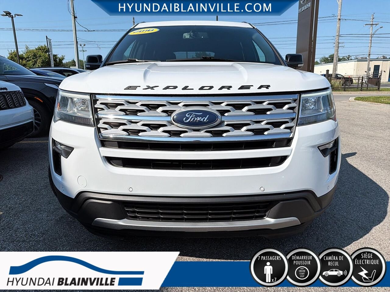 2018 Ford Explorer White Blainville - photo #1