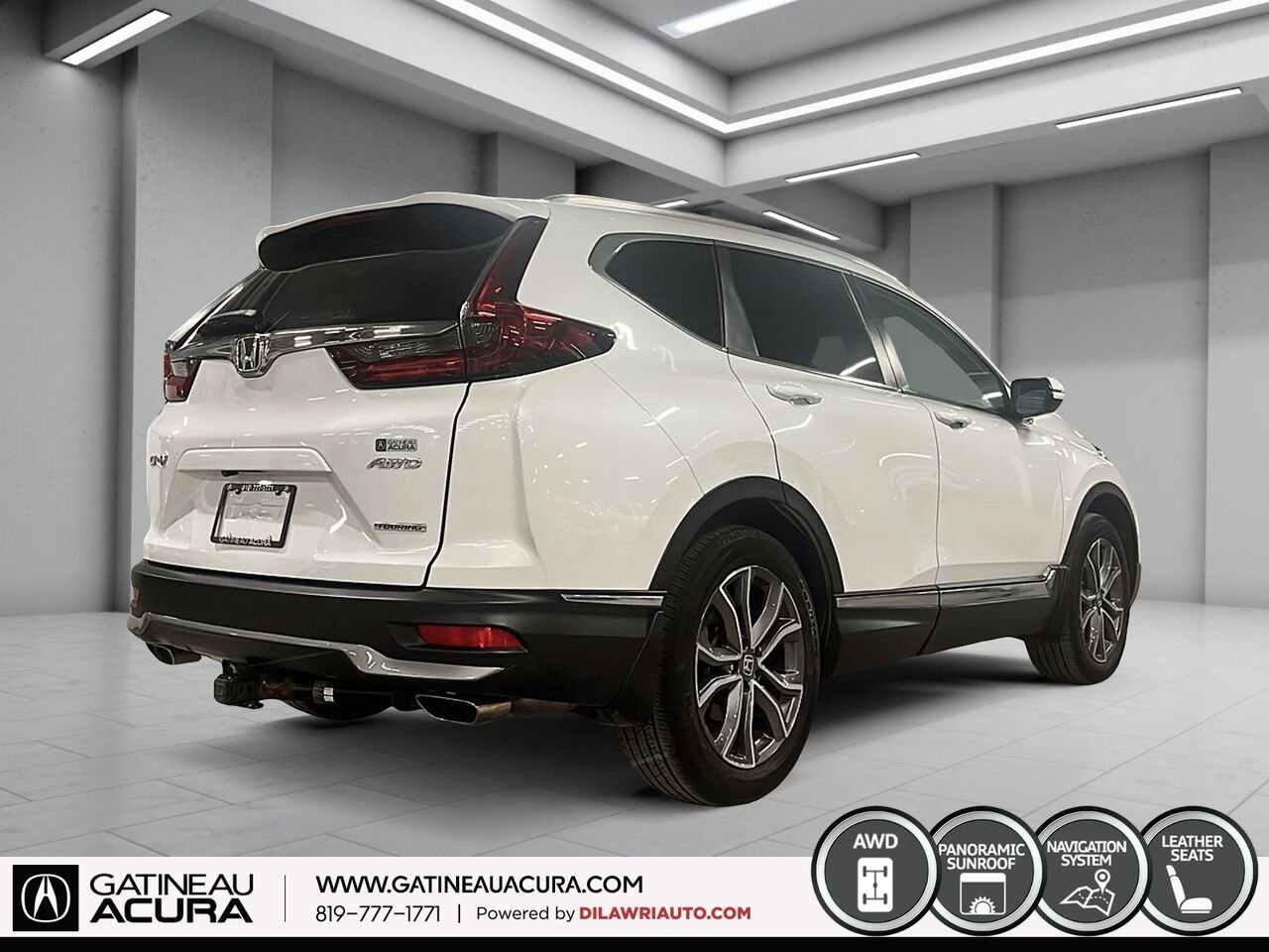2020 Honda CR-V Touring AWD White Gatineau - photo #14