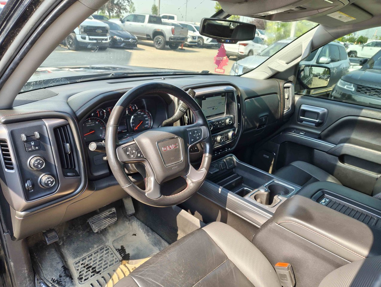 2016 GMC Sierra 1500 4WD Crew Cab 143.5 SLT Black Sherwood Park - photo #6