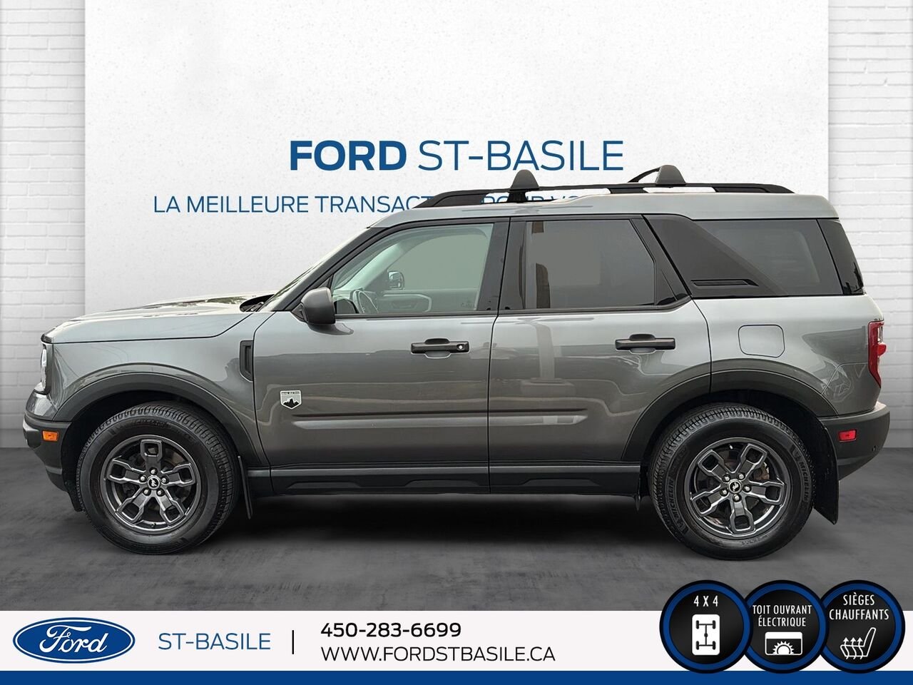 2021 Ford BRONCO Grey Saint-Basile-le-Grand - photo #2
