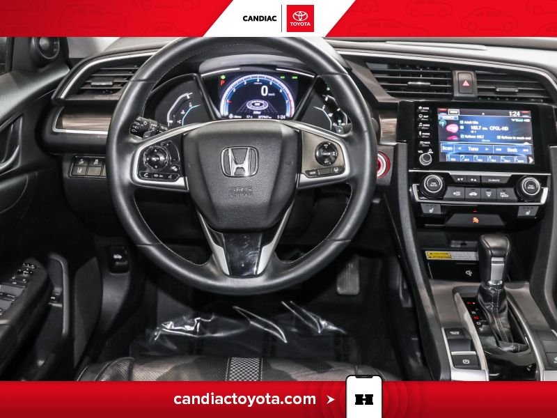 Honda Civic TA04057 | TOURING - BAS KM - TOIT OUVRANT 2020 Gris Laval - photo #13