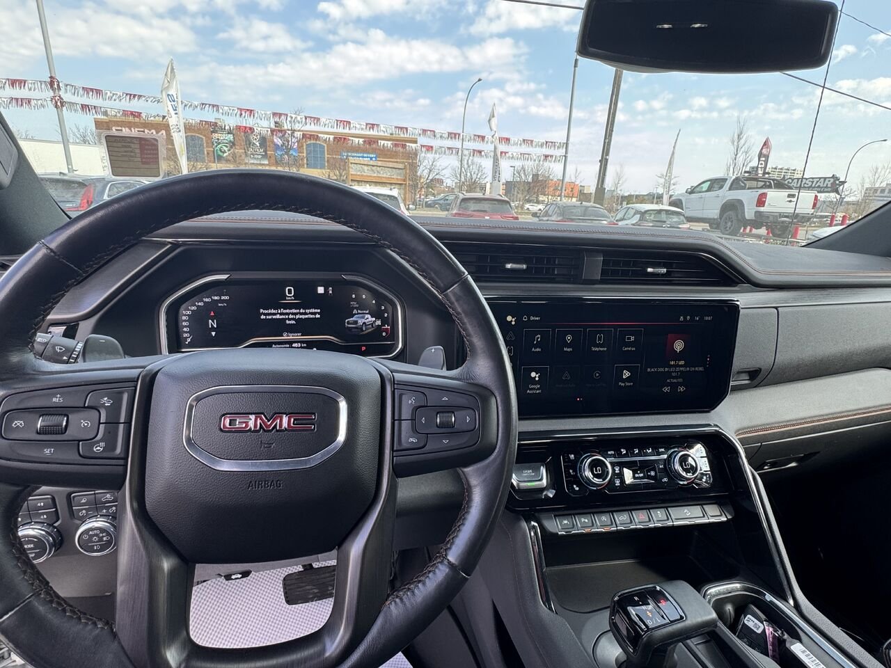 2023 GMC SIERRA 1500 AT4 AT4 cabine multiplace 4RM 157 po White Gatineau - photo #5
