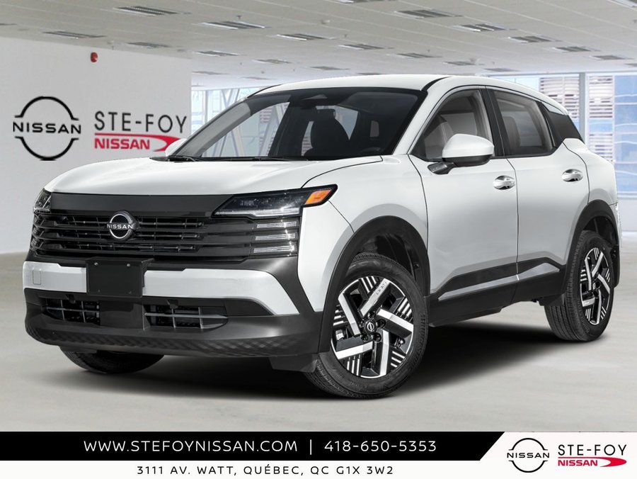 NISSAN Kicks K6360 2026 Blanc d'Aspen triple couche/Noir intense