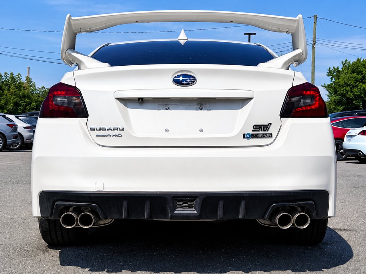 Subaru WRX STi 2020 Blanc Granby - photo #5