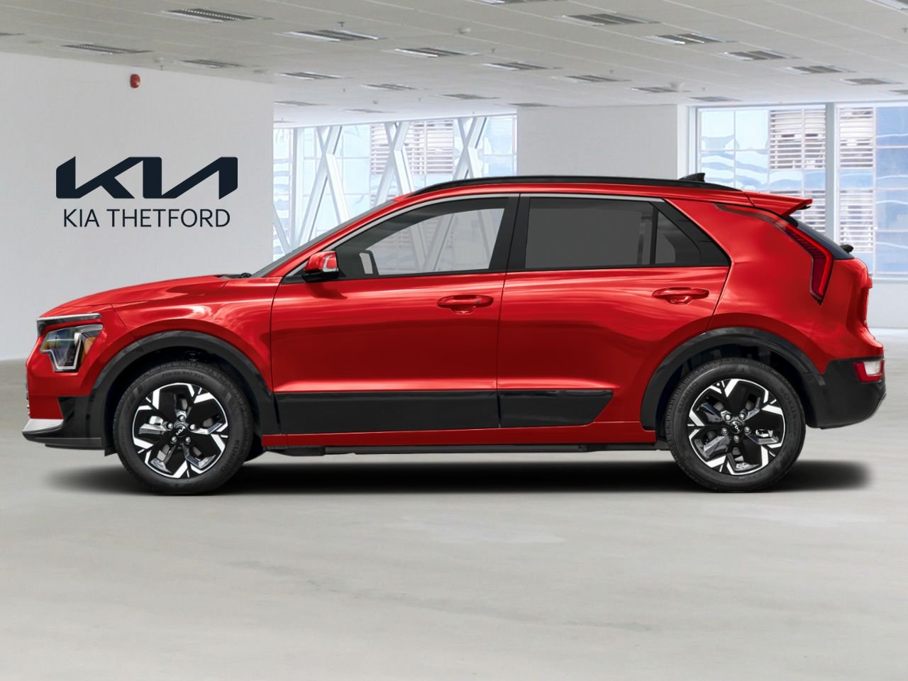 Kia Niro électrique 2026 Rouge flamboyant Thetford Mines - photo #1