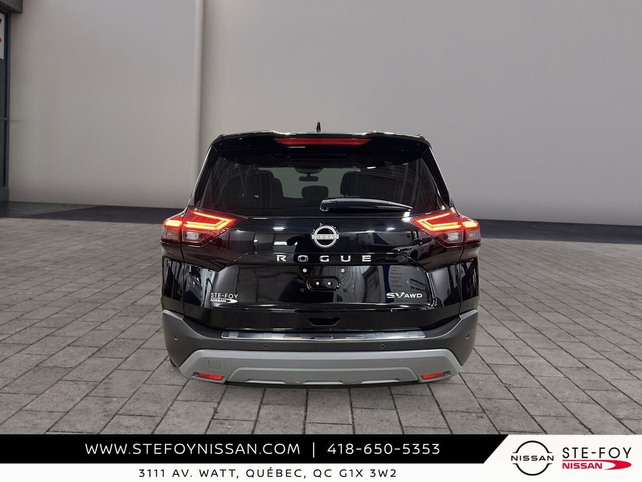 Nissan ROGUE SV TI TOIT OUVRANT 2023 Noir Ste-Foy - photo #2