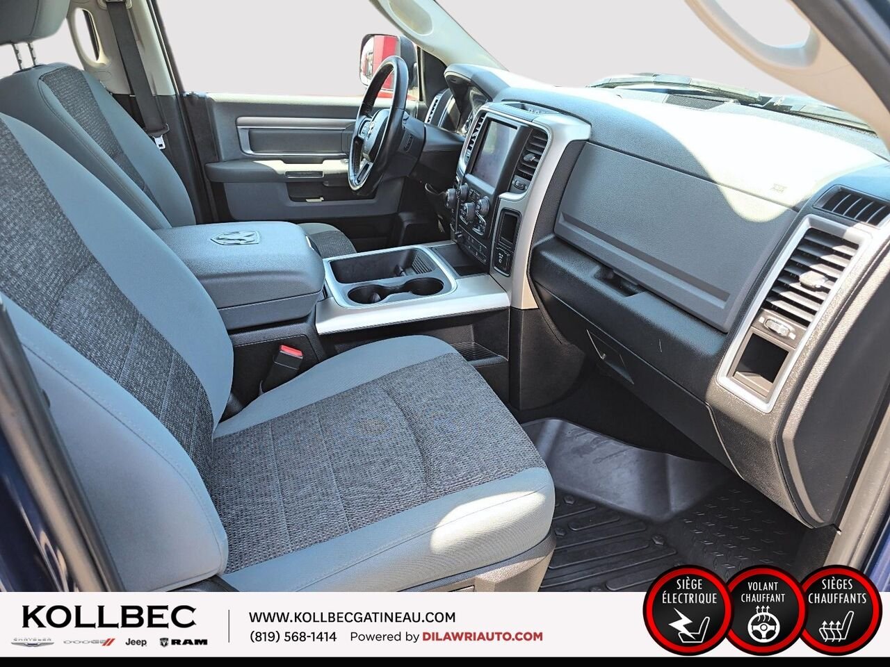 RAM 1500 CLASSIC 261111 | Warlock Crewcab 4x4 2019 Bleu Gatineau - photo #20