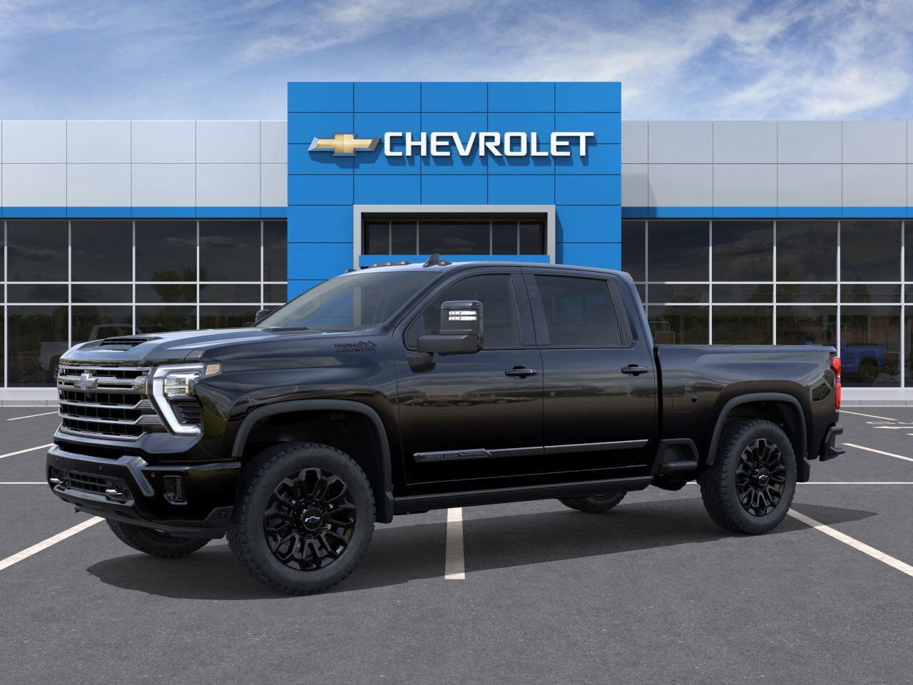 Chevrolet Silverado 2500HD High Country cabine multiplace 4RM 159 po 2025 NOIR Gatineau - photo #1
