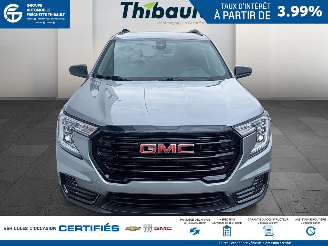 GMC TERRAIN SLE Traction intégrale, 4 portes SLE 2023 Gris Montmagny - photo #1