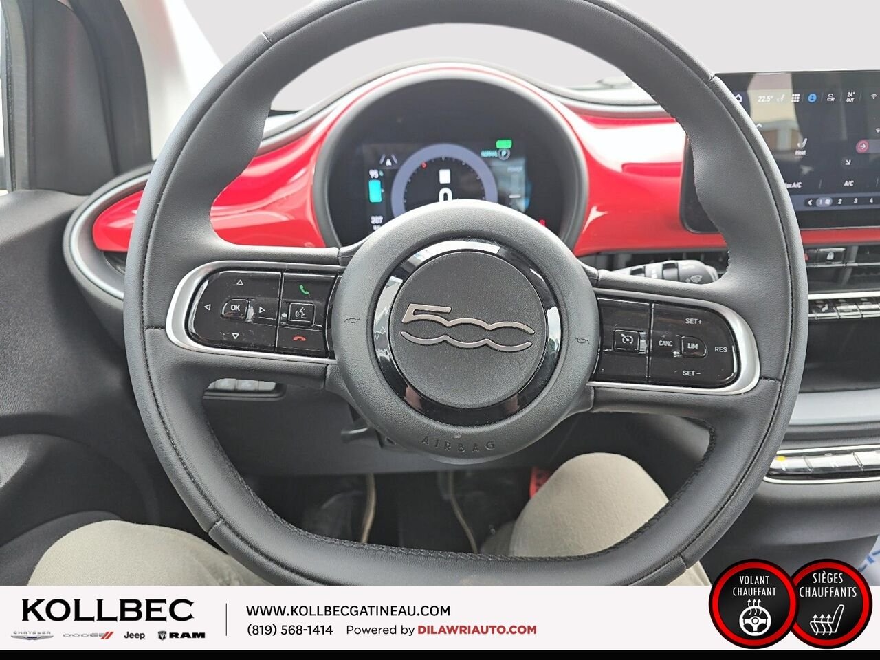 2025 FIAT 500E Édition (RED) White Ottawa & Gatineau - photo #8
