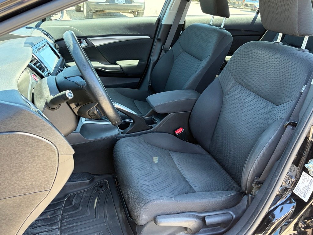 2015 Honda Civic Sedan Black Gatineau - photo #12
