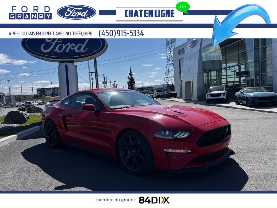 Ford Mustang GT à toit fuyant 2020 Rouge
