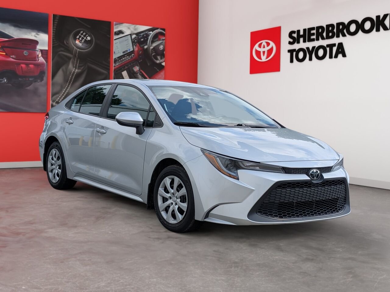 Toyota Corolla LE/SIÈGES CHAUFFANTS/CAMÉRA DE RECUL/BLUETOOTH/AC/ 2021 Argent Sherbrooke - photo #1