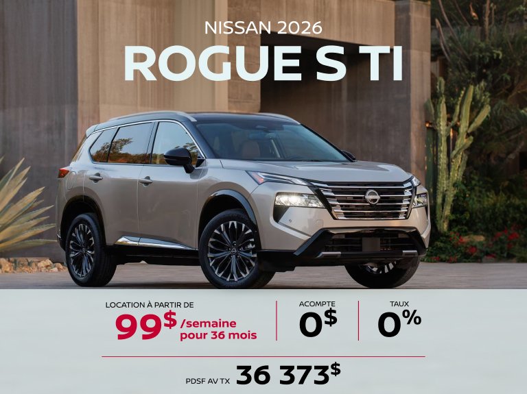 Nissan blainville Accueil mai ROGUE