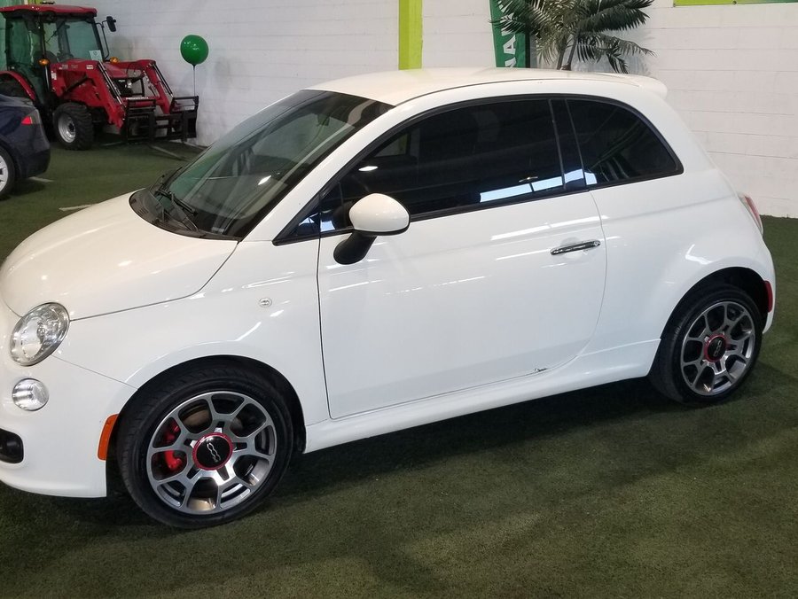 2014 FIAT 500 2014 White