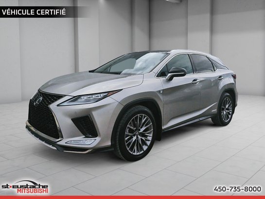Lexus RX RX 450 HYBRIDE F-SPORT AWD-CUIR-TOIT PANORAMIQUE 2020 Gris