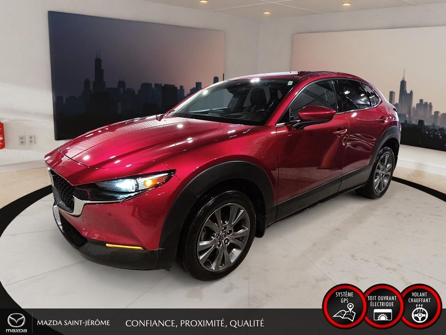 2023 Mazda CX-30 GT | TOIT OUVRANT | CUIR | AWD | Red