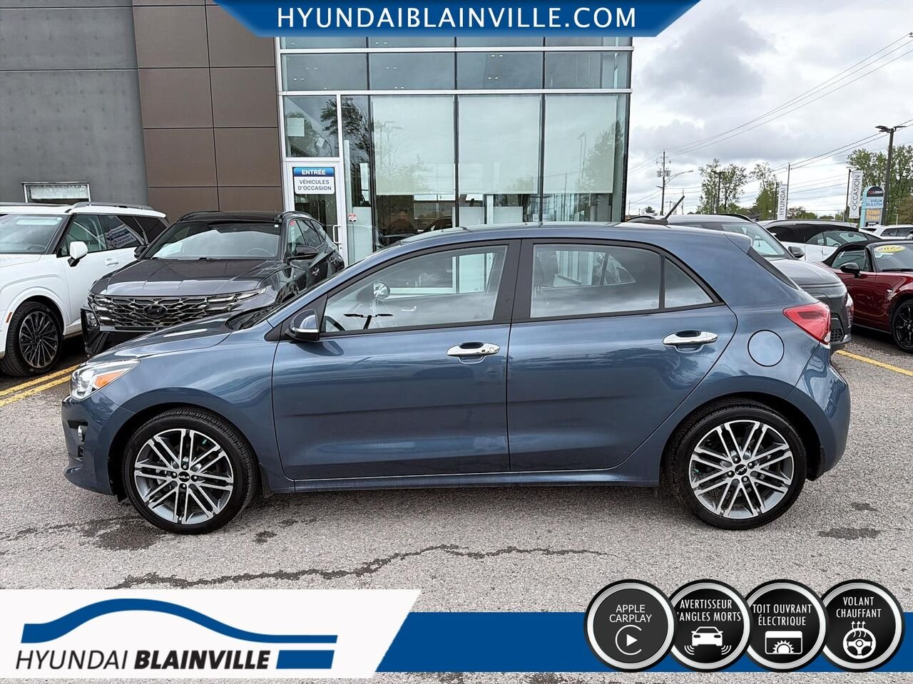 Kia Rio 5 portes 2023 Bleu Blainville - photo #6
