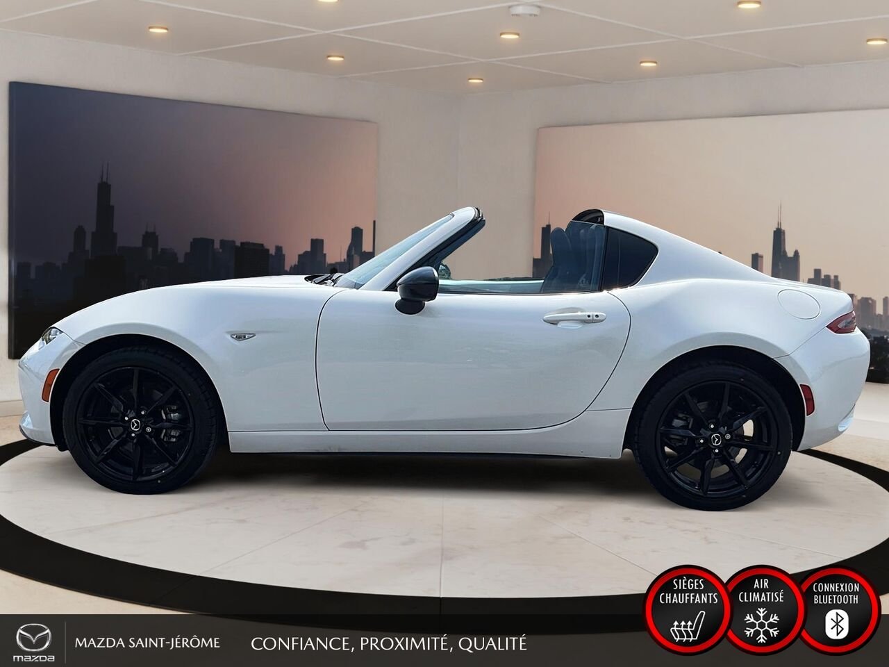 Mazda MX-5 RF 2023 Blanc Saint-Jérôme - photo #10