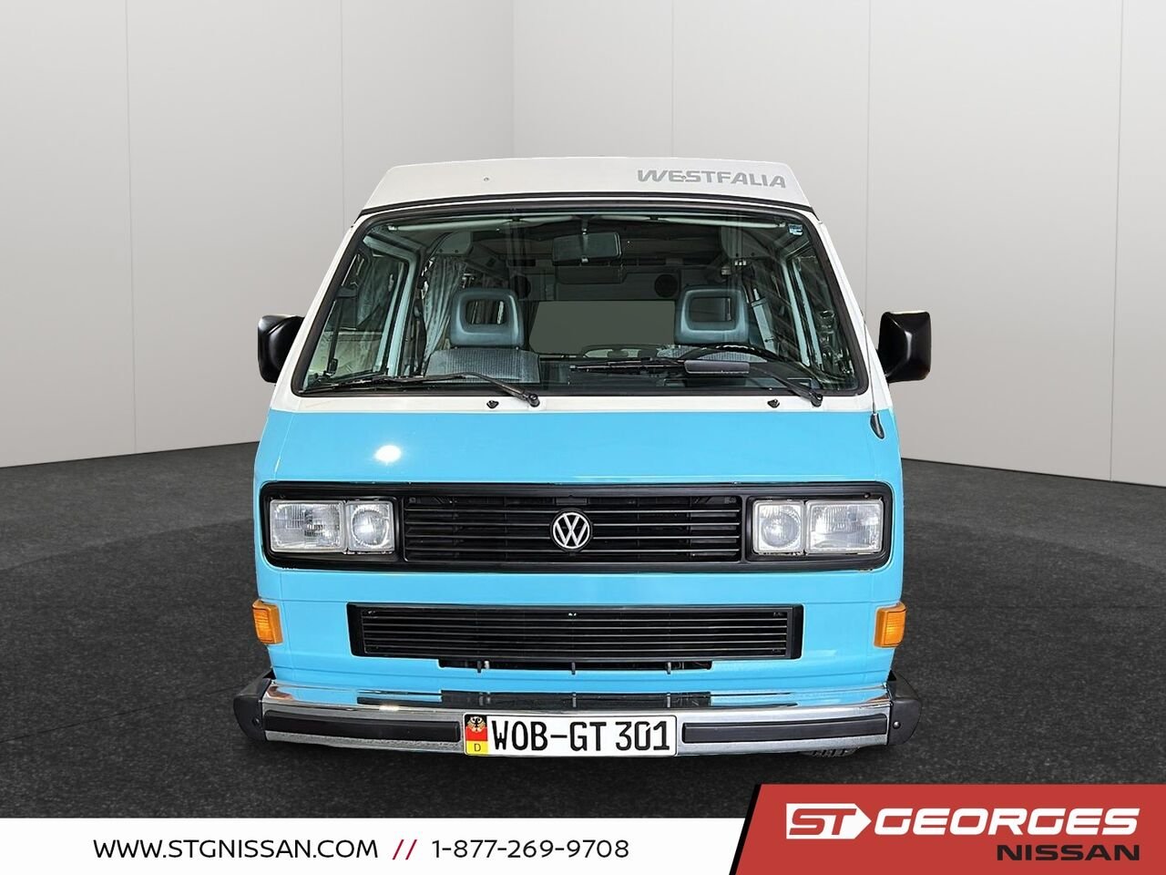 1987 Volkswagen Vanagon Blue Saint-Georges - photo #1