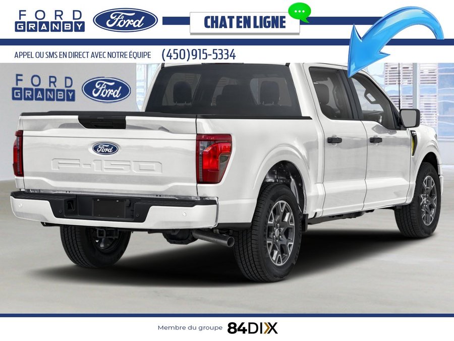 Ford F-150 STX cabine SuperCrew 4RM caisse de 5,5 pi 2026 Blanc Oxford