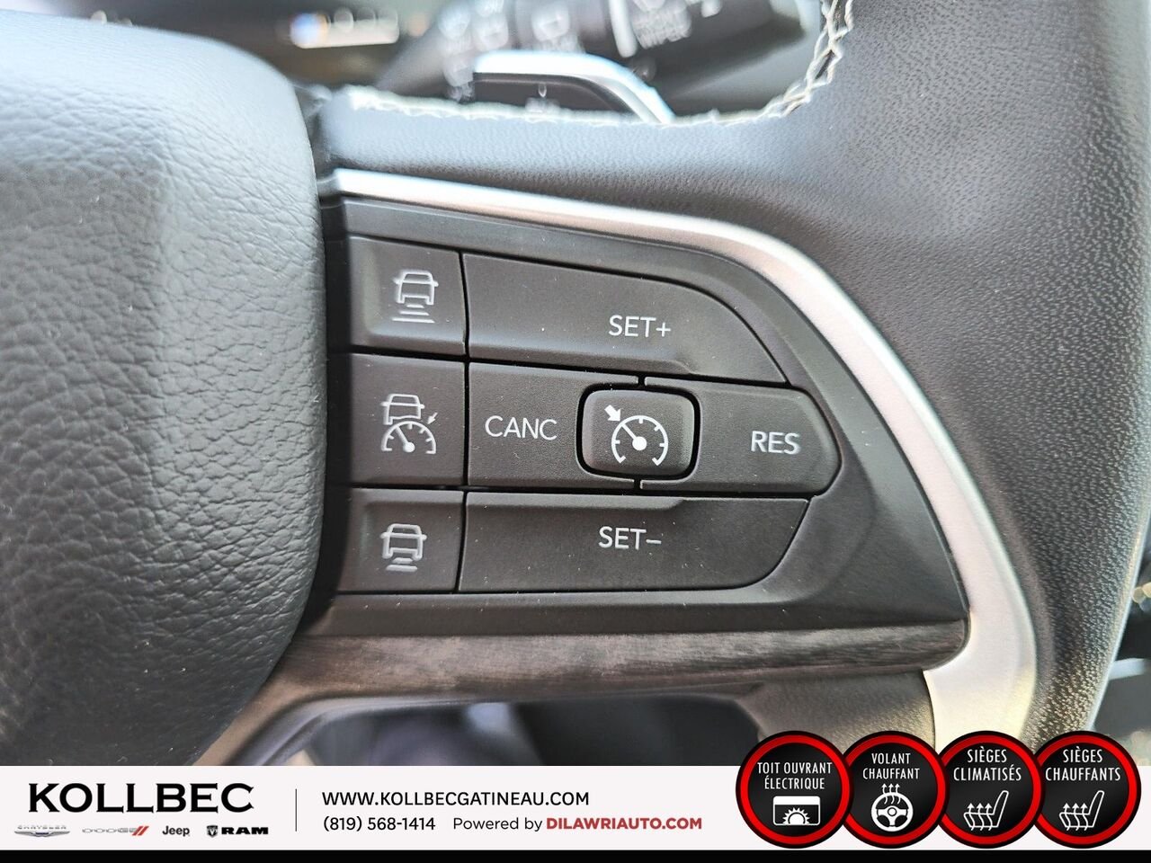 JEEP GRAND CHEROKEE 26561 | Limited 4x4 2023 Noir Gatineau - photo #8