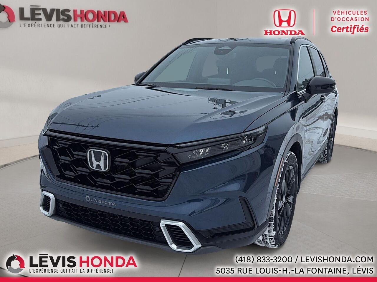 Honda CR-V Touring Hybride AWD Touring Traction Intégrale 2025 Bleu Lévis - photo #0