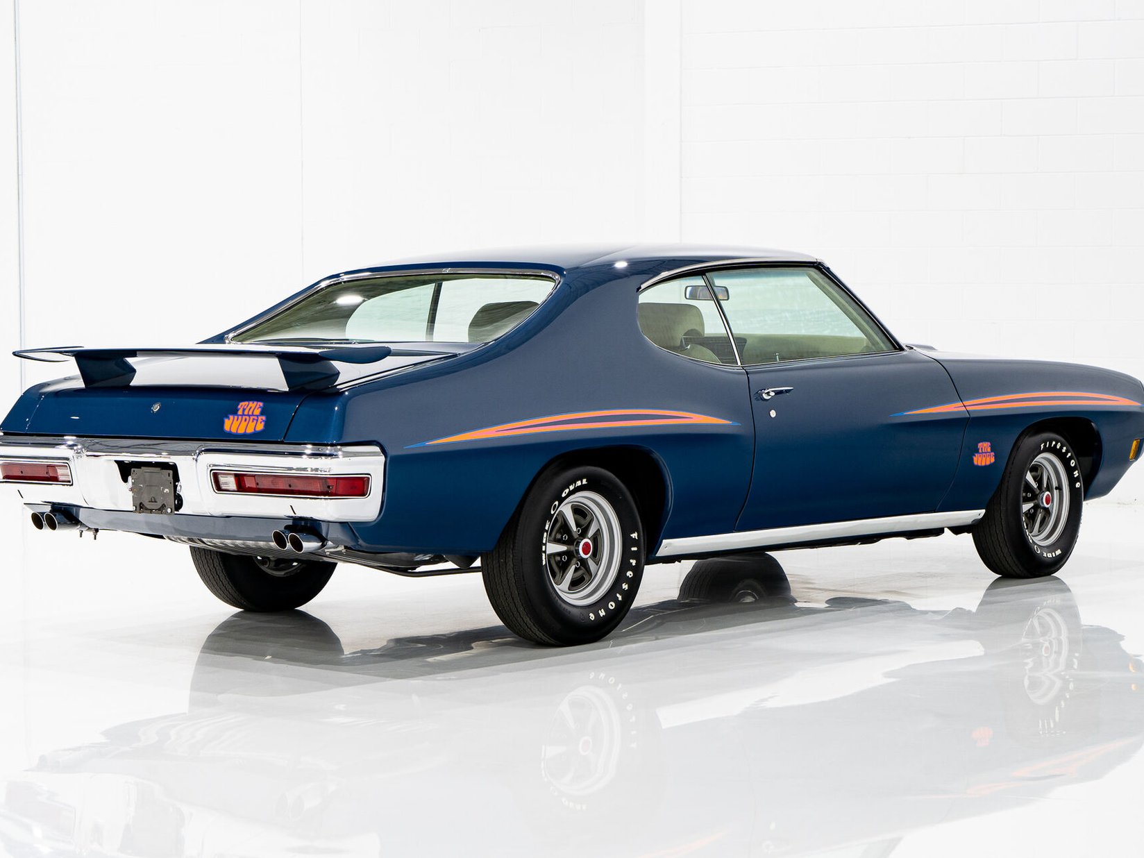 Pontiac GTO The Judge Matching# Ram Air III 4-speed **PRIX EN USD** 1970 Bleu Montréal - photo #22
