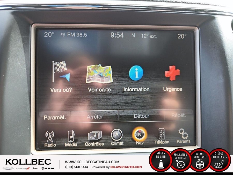 2014 JEEP GRAND CHEROKEE *** CLEAN CARFAX + BAS KILOMÉTRAGE *** Silver
