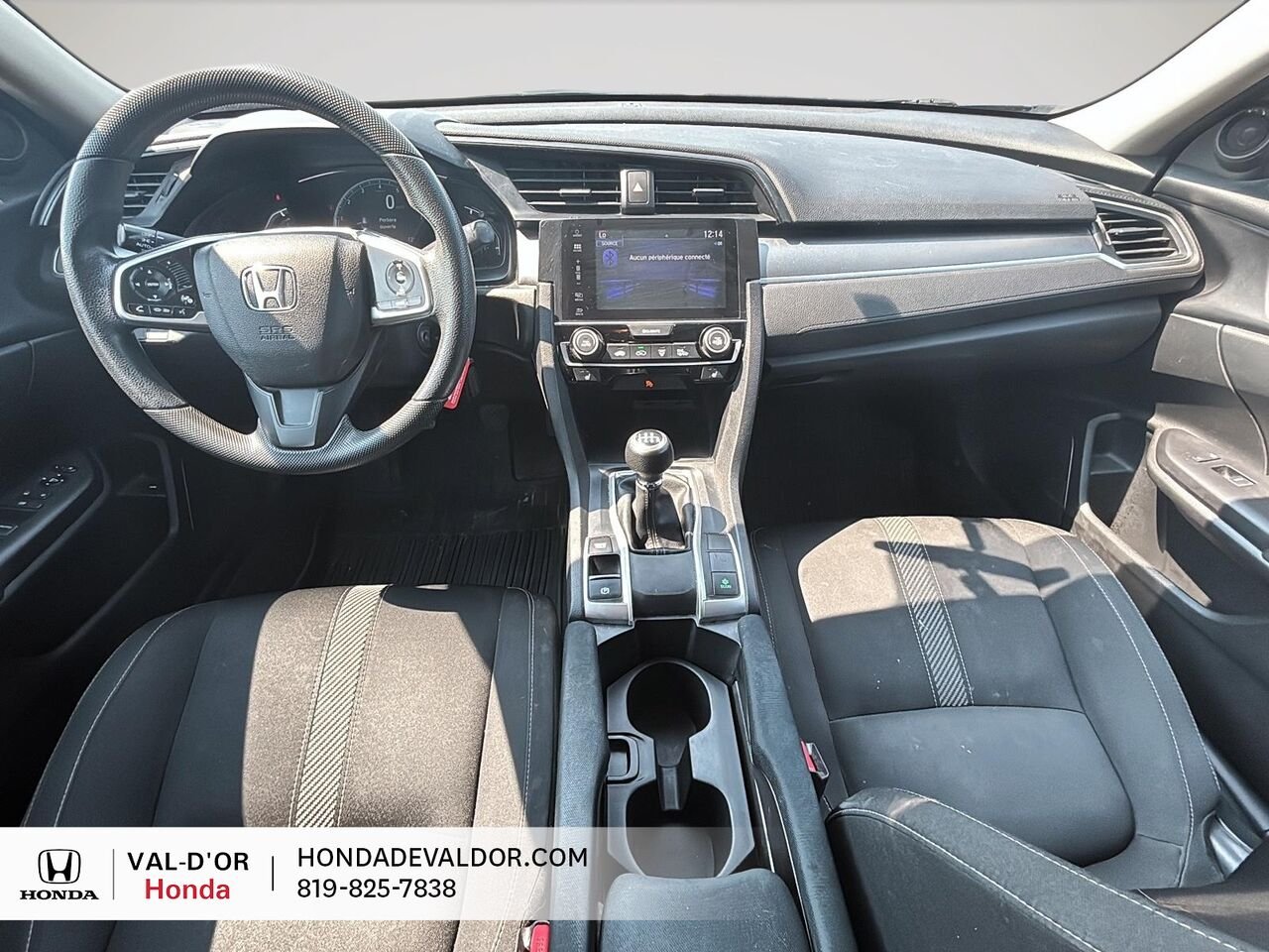 2018 Honda Civic Berline LX BM Blue Val-d'Or - photo #6