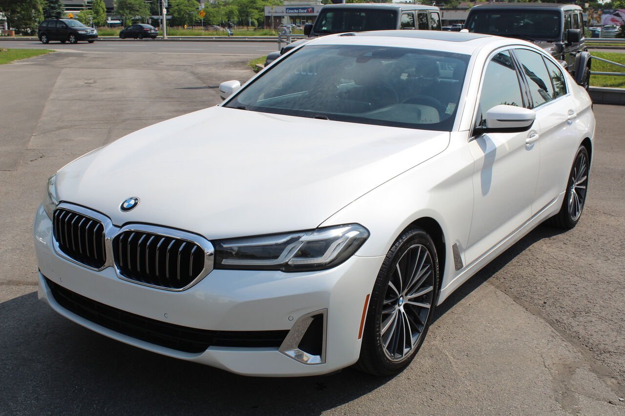 BMW 5 Series VIN: WBA13BJ06MCG37906 2021 Blanc Sainte-Rose - photo #1