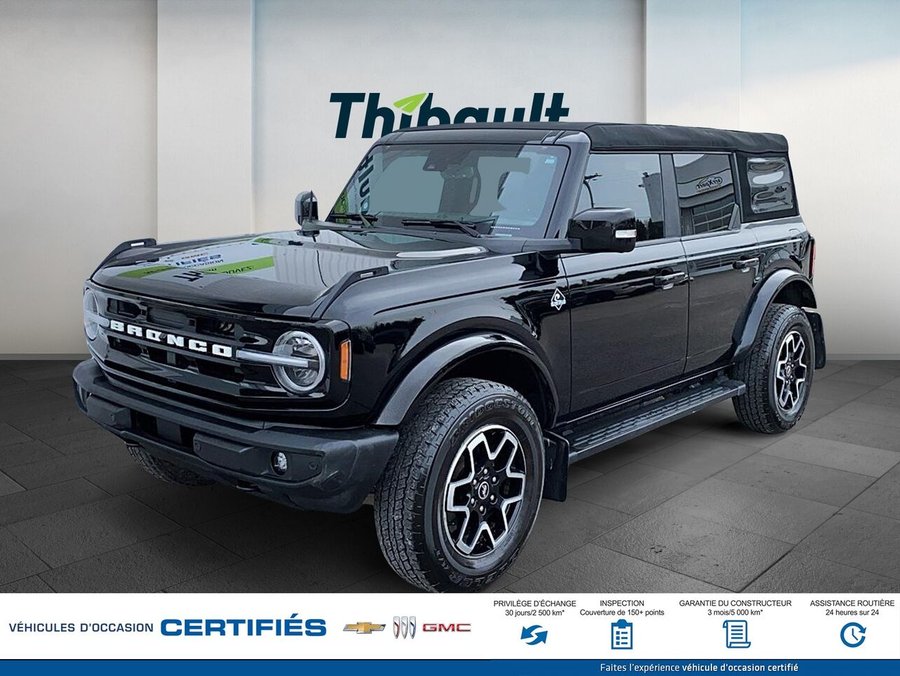 Ford BRONCO BASE/BIG BEND/BLAC de base 4 portes 4x4 2023 Noir