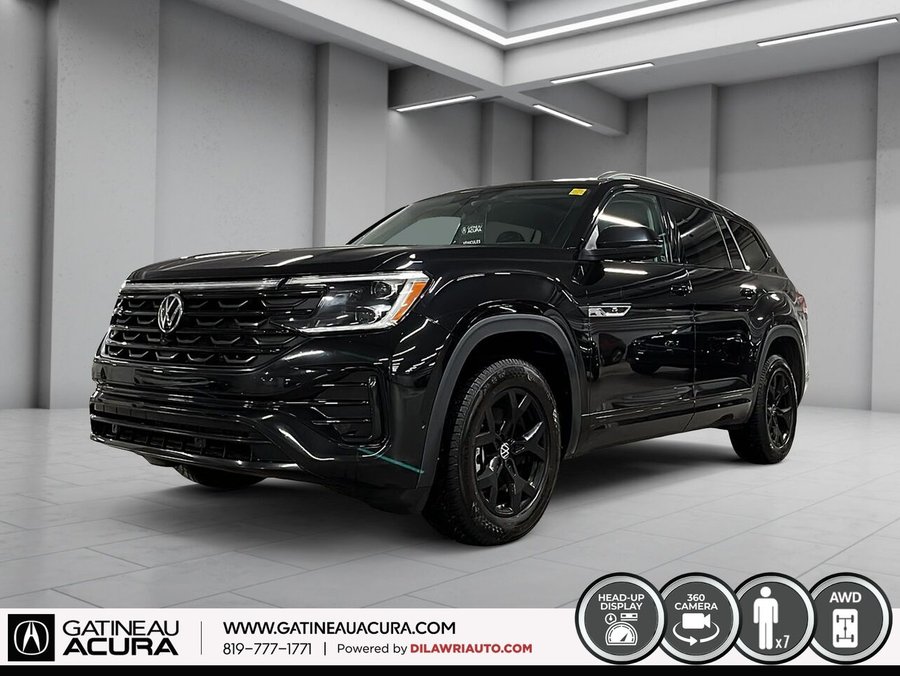 Volkswagen Atlas *** UN PROPRIO + CLEAN CARFAX *** 2025 Noir