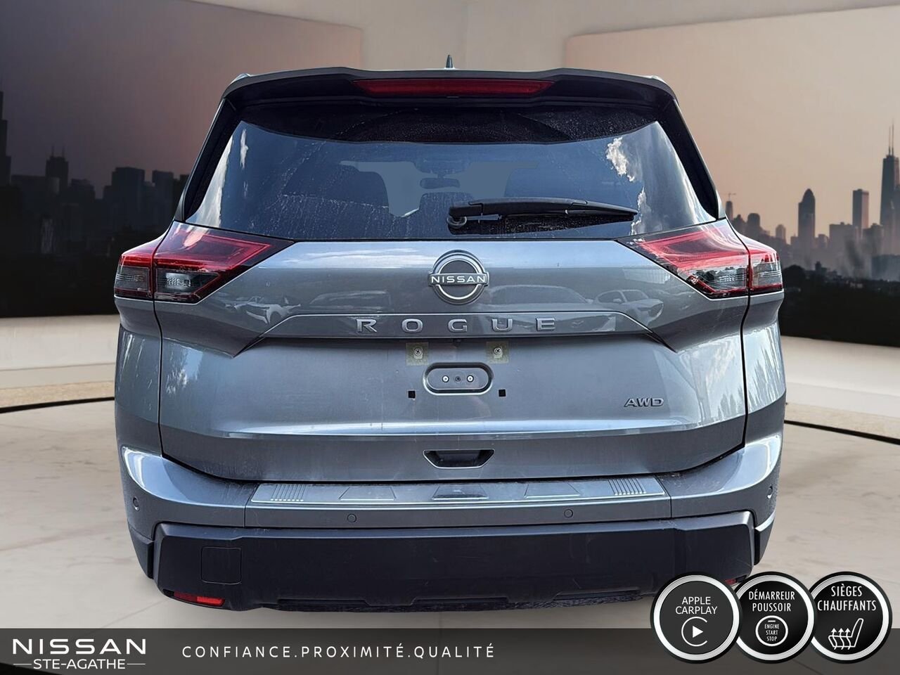 Nissan Rogue 2024 Gris Saint-Jérôme - photo #3
