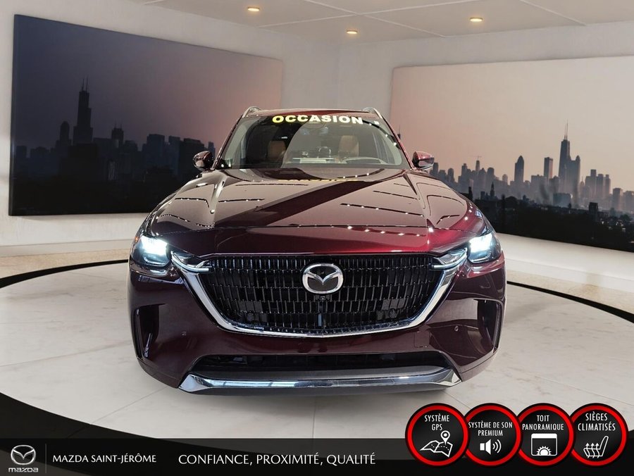 Mazda CX-90 hybride léger Signature | TOIT PANORAMIQUE | AWD | 2024 Rouge