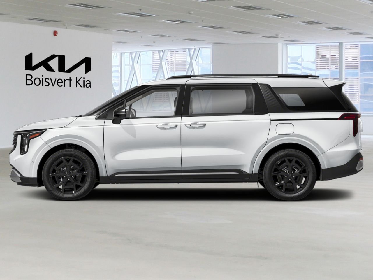 Kia Carnival hybride 2027 Blanc neige nacré Blainville - photo #1