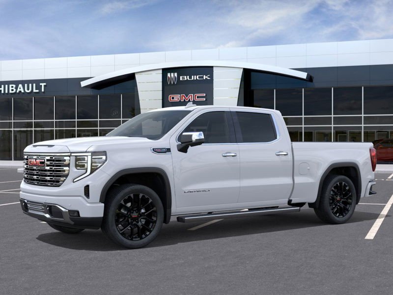 GMC Sierra 1500 Denali cabine multiplace 4RM 157 po 2026 BLANC GLACIER, TRIPLE COUCHE