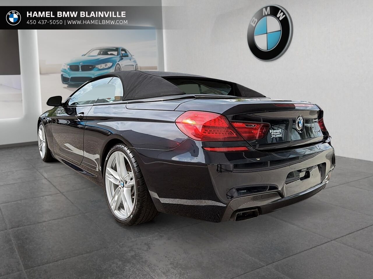 2017 BMW 6 Series Cabriolet 2 portes 650i xDrive à traction intégrale Black Blainville - photo #6