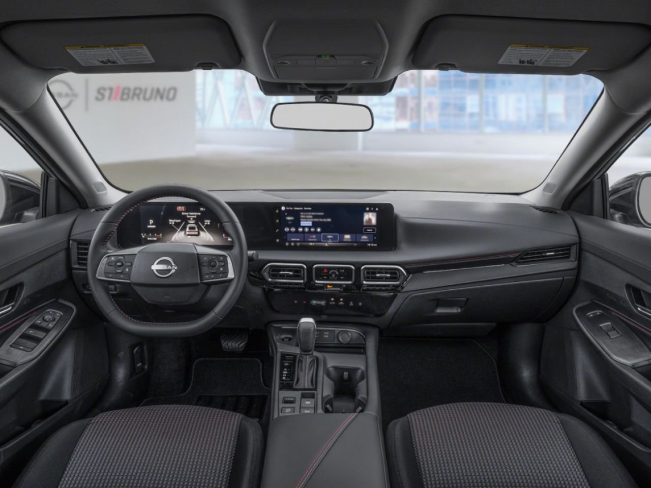 2026 Nissan Sentra Aspen White TriCoat/Super Black Saint-Basile-le-Grand - photo #7