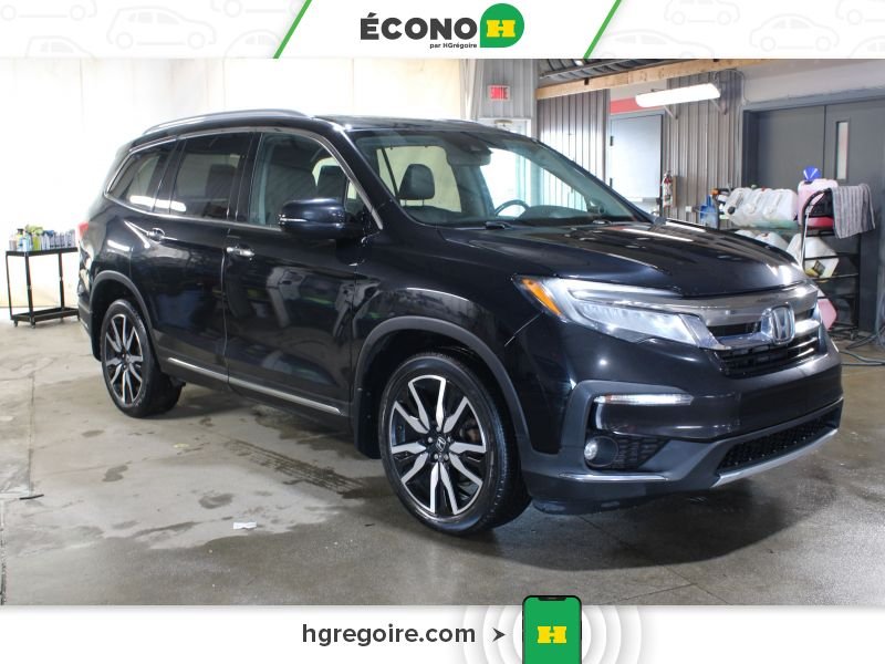 Honda Pilot R3693A | TOURING CUIR TOIT CAMERA BLUETOOTH SIEGES CHAUFFAN 2019 Noir Laval - photo #0